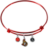 Ottawa Senators Color Edition RED Expandable Wire Bangle Charm Bracelet