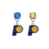 Indiana Pacers BLUE & GOLD Swarovski Crystal Stud Rhinestone Earrings