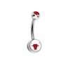 Chicago Bulls Red Swarovski Classic Style 7/16