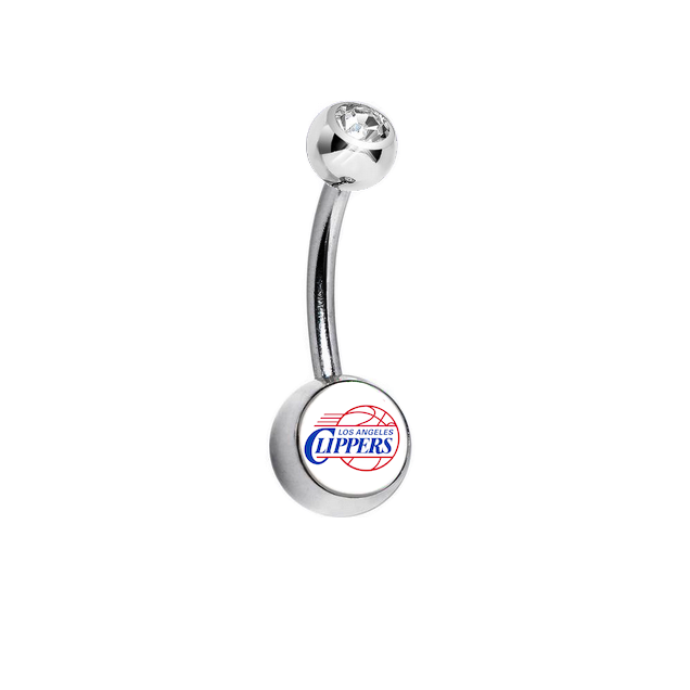 Los Angeles Clippers Swarovski Clear Classic Style 7/16