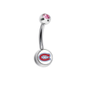 Montreal Canadiens Swarovski Pink Classic Style 7/16
