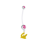 California Cal Golden Bears Style 2 Boy/Girl Pink Pregnancy Maternity Belly Button Navel Ring