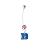 Duke Blue Devils Pregnancy Maternity Pink Belly Button Navel Ring - Pick Your Color