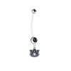 Auburn Tigers Pregnancy Black Maternity Belly Button Navel Ring - Pick Your Color