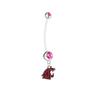 Washington State Cougars Pregnancy Pink Maternity Belly Button Navel Ring - Pick Your Color