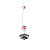 Nevada Wolf Pack Boy/Girl Pink Pregnancy Maternity Belly Button Navel Ring