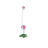 North Dakota State Bison Pregnancy Maternity Pink Belly Button Navel Ring - Pick Your Color