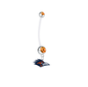 Texas San Antonio Roadrunners Pregnancy Orange Maternity Belly Button Navel Ring - Pick Your Color