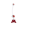 Minnesota Gophers Pregnancy Maternity Red Belly Button Navel Ring - Pick Your Color