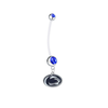 Penn State Nittany Lions Pregnancy Maternity Blue Belly Button Navel Ring - Pick Your Color