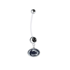 Penn State Nittany Lions Pregnancy Maternity Black Belly Button Navel Ring - Pick Your Color