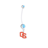 Oregon State Beavers Style 2 Boy/Girl Light Blue Pregnancy Maternity Belly Button Navel Ring