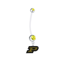 Purdue Boilermakers Pregnancy Maternity Belly Gold Button Navel Ring - Pick Your Color