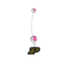 Purdue Boilermakers Boy/Girl Pink Pregnancy Maternity Belly Button Navel Ring