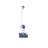 UCLA Bruins Pregnancy Maternity Blue Belly Button Navel Ring - Pick Your Color