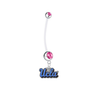 UCLA Bruins Pregnancy Maternity Pink Belly Button Navel Ring - Pick Your Color