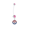 Texas Rangers Boy/Girl Pink Pregnancy Maternity Belly Button Navel Ring
