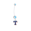 Texas Rangers Style 2 Boy/Girl Light Blue Pregnancy Maternity Belly Button Navel Ring