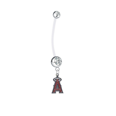 Los Angeles Angels Boy/Girl Clear Pregnancy Maternity Belly Button Navel Ring