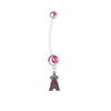 Los Angeles Angels Pregnancy Maternity Pink Belly Button Navel Ring - Pick Your Color