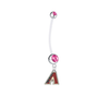 Arizona Diamondbacks Pregnancy Maternity Pink Belly Button Navel Ring - Pick Your Color