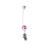 Chicago White Sox Pregnancy Maternity Pink Belly Button Navel Ring - Pick Your Color