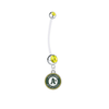 Oakland Athletics Pregnancy Gold Maternity Belly Button Navel Ring - Pick Your Color