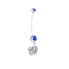 Washington Nationals Pregnancy Maternity Blue Belly Button Navel Ring - Pick Your Color