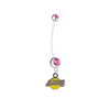 Los Angeles Lakers Pregnancy Maternity Pink Belly Button Navel Ring - Pick Your Color