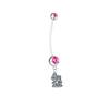 St Louis Cardinals Pregnancy Pink Maternity Belly Button Navel Ring - Pick Your Color