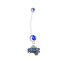 Orlando Magic Pregnancy Maternity Belly Blue Button Navel Ring - Pick Your Color
