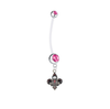New Orleans Pelicans Pregnancy Maternity Pink Belly Button Navel Ring - Pick Your Color