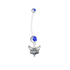 Charlotte Hornets Pregnancy Maternity Blue Belly Button Navel Ring - Pick Your Color