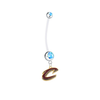 Cleveland Cavaliers Style 2 Boy/Girl Light Blue Pregnancy Maternity Belly Button Navel Ring