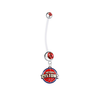 Detroit Pistons Pregnancy Maternity Red Belly Button Navel Ring - Pick Your Color