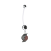 Portland Trail Blazers Pregnancy Maternity Black Belly Button Navel Ring - Pick Your Color