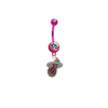 Miami Heat NBA Basketball Pink Belly Button Navel Ring - Pick Your Color