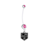 Los Angeles Kings Pregnancy Maternity Belly Pink Button Navel Ring - Pick Your Color