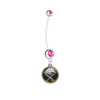 Buffalo Sabres Pregnancy Maternity Pink Belly Button Navel Ring - Pick Your Color