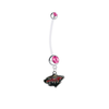 Minnesota Wild Pregnancy Maternity Pink Belly Button Navel Ring - Pick Your Color