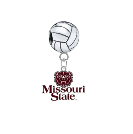 Missouri State Bears Volleyball Universal European Bracelet Charm