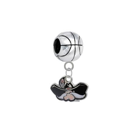 UNLV Runnin Rebels Basketball Universal European Bracelet Charm