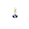 BYU Brigham Young Cougars Gold Pet Tag Dog Cat Collar Charm
