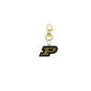 Purdue Boilermakers Gold Pet Tag Dog Cat Collar Charm