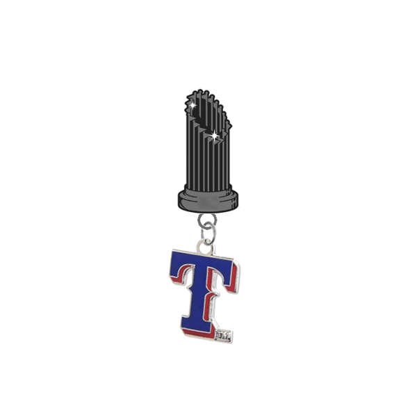 Texas Rangers Style 2 MLB World Series Trophy Lapel Pin