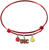 USC Southern California Trojans RED Color Edition Expandable Wire Bangle Charm Bracelet