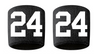 Custom Number Black w/ White Sweatband Wristband Embroidered Stitched Football Baseball Soccer Softball Basketball Lacrosse