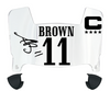 AJ Brown Philadelphia Eagles Mini Football Helmet Visor w/ Clips - PICK COLOR