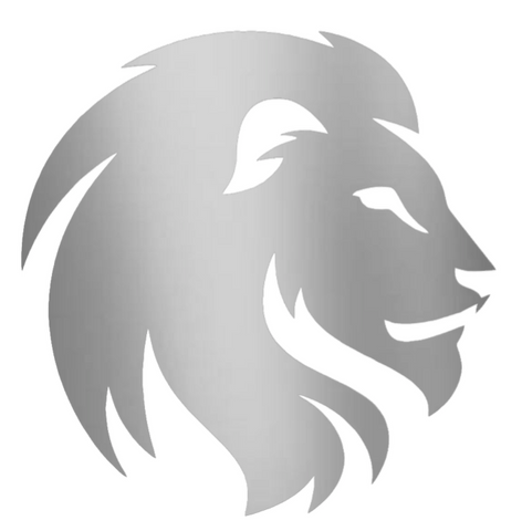 A&M Commerce Lions SILVER CHROME MIRROR Team Logo Premium DieCut Vinyl Decal PICK SIZE