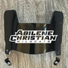 Abilene Christian Wildcats Team Name Mini Football Helmet Visor Shield w/ Clips